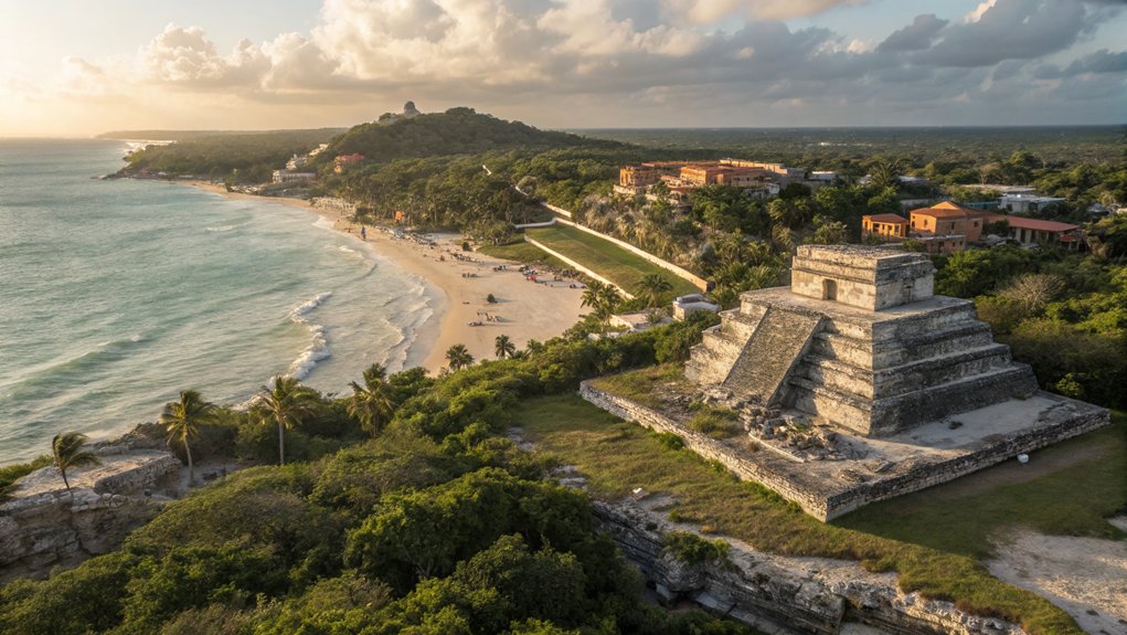 ruins and beaches exploration