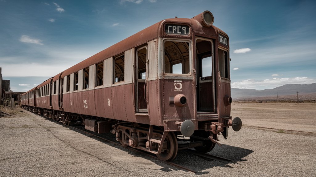 rusting trains haunting history