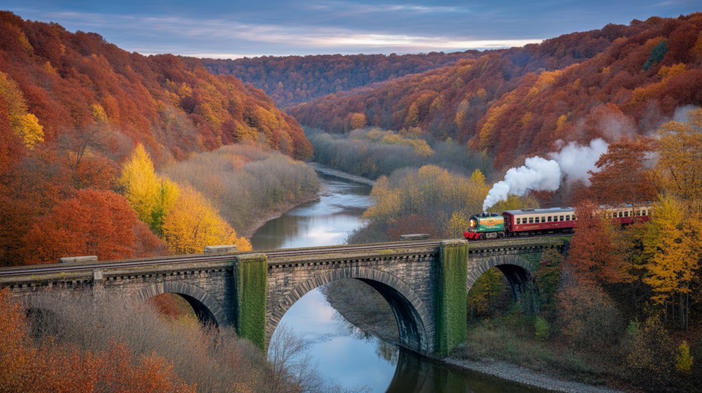 scenic train rides autumn adventure
