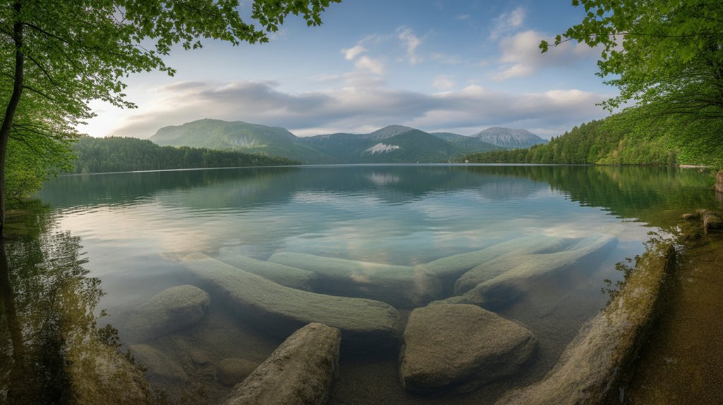 serene alpine swimming escape