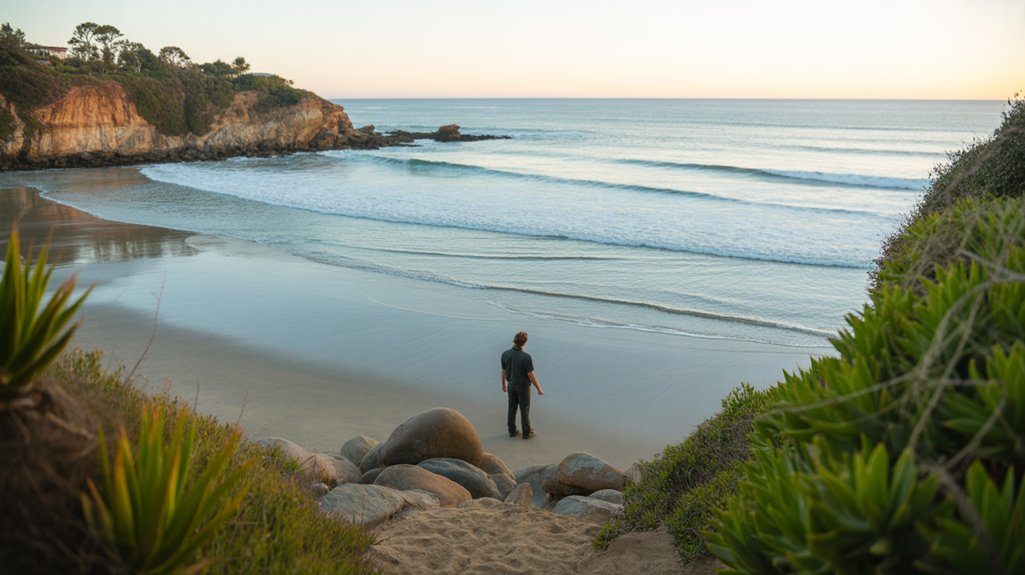 sunrise stroll at cliffs