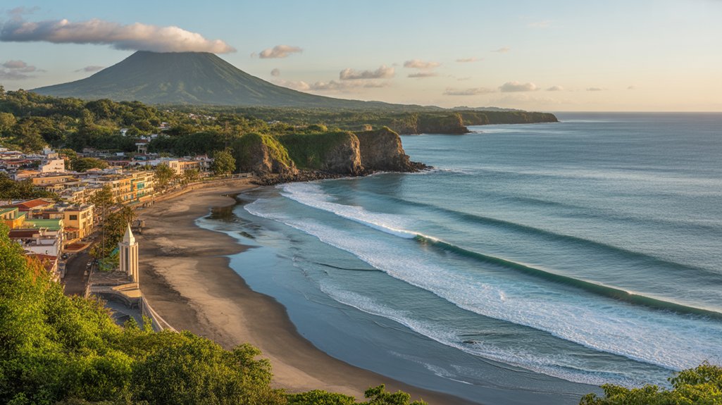 surfing paradise in el salvador