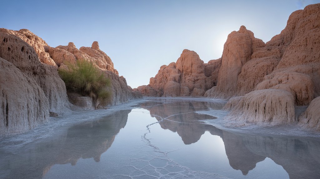 surreal desert geological formations