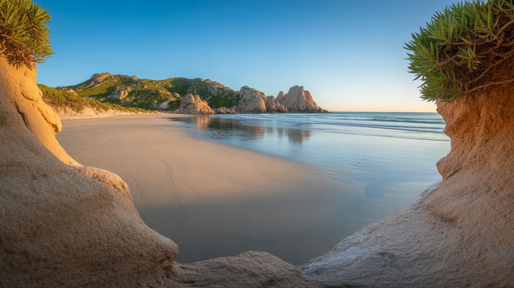 tranquil beach nature retreat