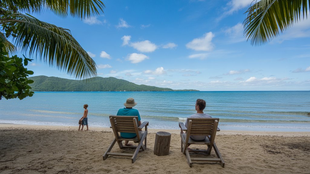 tranquil tropical beach escape