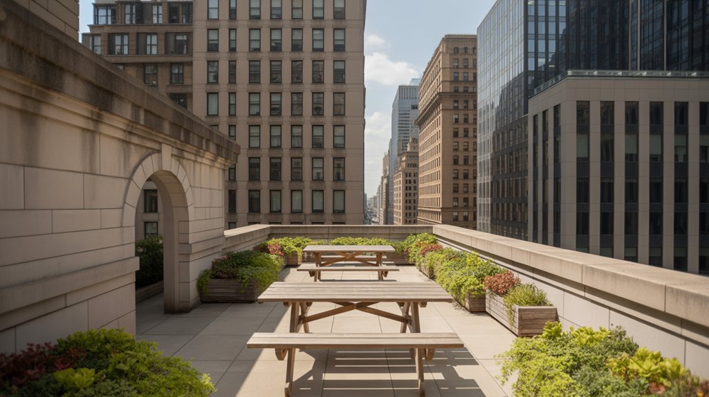 urban rooftop picnic retreats