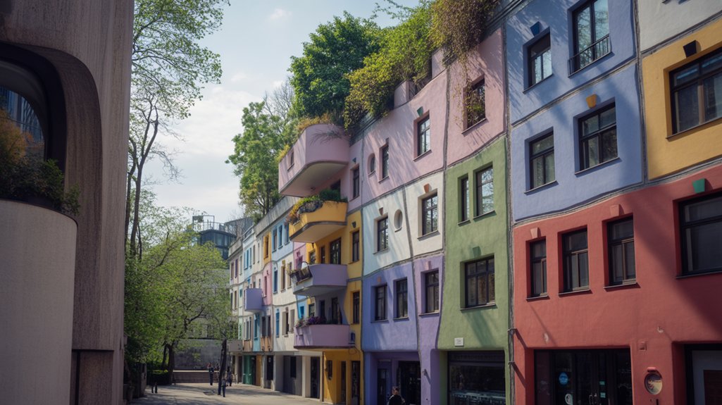 vibrant organic architectural masterpiece