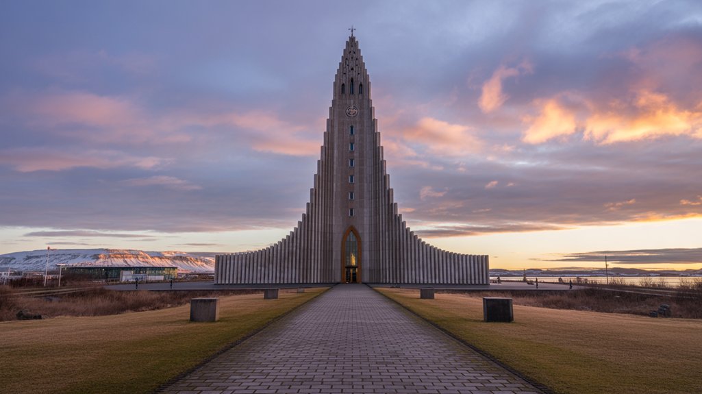vibrant sunsets by harbor