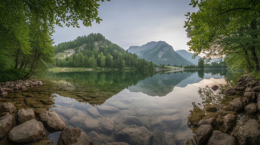 wildlife observation at hintersee