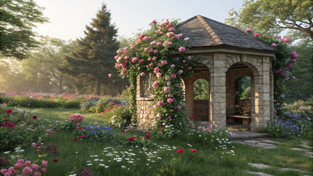 floral picnic spot ideas
