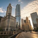 chicago architecture and pizza