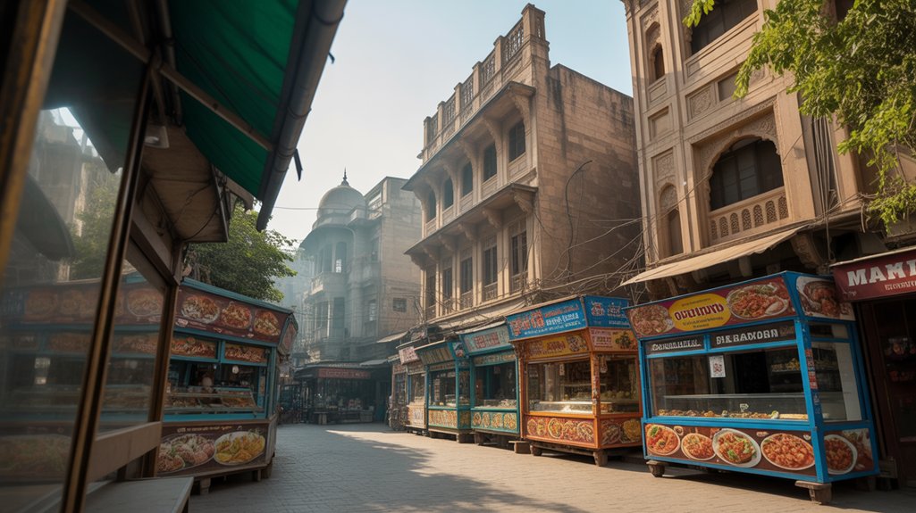 vibrant culinary street experience